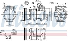 Nissens 89265 - COMPRESOR HYUNDAI ELANTRA (XD)(00-)