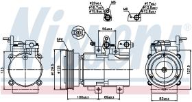 Nissens 89276 - COMPRESOR HYUNDAI SANTA FE (SM)(00-