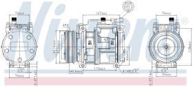 Nissens 89329 - COMPRESOR IVECO DAILY III(99-)35C