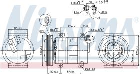 Nissens 89330 - COMPRESOR FIAT BRAVO II (198) (07-)
