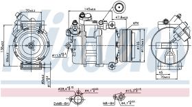 Nissens 89341 - COMPRESOR BMW X5 E53(00-)X5 3.0D