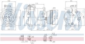 Nissens 89364 - COMPRESOR IVECO DAILY III(99-)35C