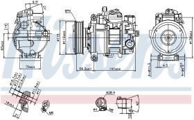 Nissens 89384 - COMPRESOR AUDI A 4/S 4(B6.B7)(00-)2