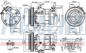 Nissens 89396 - COMPRESOR ALFA ROMEO SPIDER(939)(06