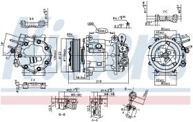 Nissens 89404 - COMPRESOR PEUGEOT 607(9D.9U)(00-)2.