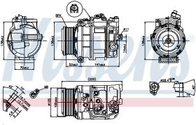 Nissens 89412 - COMPRESOR MERCEDES ML-CLASS W 164(0