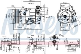 Nissens 89465 - COMPRESOR VOLVO S80 II (AS) (06-) 4