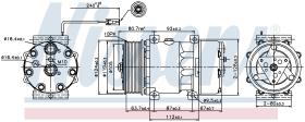 Nissens 89474 - COMPRESOR RVI-RENAULT TRUCKS PREMIU