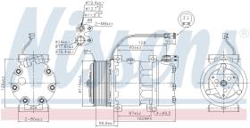 Nissens 89476 - COMPRESOR SCANIA P-SERIES(04-).