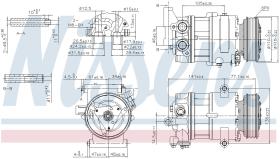 Nissens 89590 - COMPRESOR FORD TRANSIT(TT9)(06-)2.2