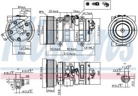 Nissens 89609 - COMPRESOR MAZDA 3(BL)(09-)2.2 MZR C