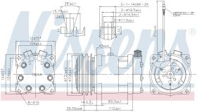 Nissens 89610 - COMPRESOR CASE IH JX (02-) 55