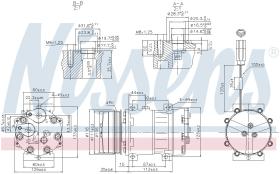 Nissens 89800 - COMPRESOR CASE IH MAXXUM (07-) 100