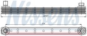 Nissens 90438 - OLIEKØLER 307-274-26