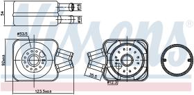 Nissens 90607 - ENFRIADOR DE ACEITE AUDI 80 / 90 QU