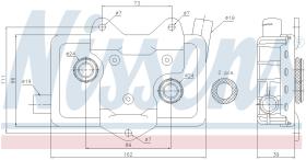 Nissens 90618 - RADIADOR ACEITE MERCEDES V-CLASS I