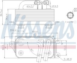  90623 - RADIADOR ACEITE BMW 6 E63-E64(04-)6