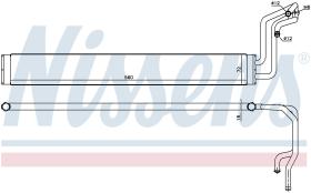 Nissens 90633 - RADIADOR ACEITE VOLKSWAGEN TOUAREG(