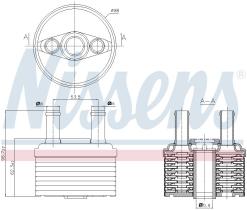 Nissens 90664 - RADIADOR ACEITE VOLKSWAGEN PASSAT B