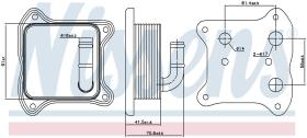 Nissens 90680 - RADIADOR ACEITE AUDI A 1/S 1(8X)(10