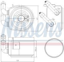 Nissens 90695 - RADIADOR ACEITE LINCOLN LS(98-)3.0