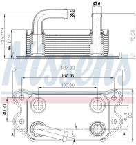 Nissens 90714 - RADIADOR ACEITE VOLVO V40(12-)T5