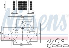 Nissens 90717 - RADIADOR ACEITE FIAT SCUDO(270)(07-