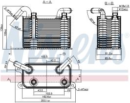 Nissens 90722 - RADIADOR ACEITE VOLKSWAGEN TRANSPOR