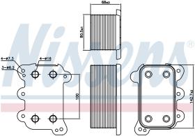 Nissens 90746 - RADIADOR ACEITE MERCEDES E-CLASS W