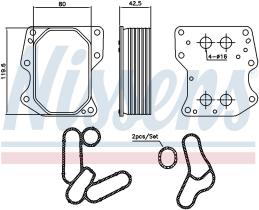  90752 - RADIADOR ACEITE FORD TRANSIT(TTG)(1