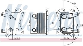 Nissens 90881 - RADIADOR ACEITE RENAULT KADJAR(15-)