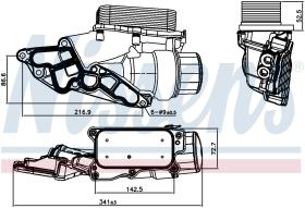  90933 - RADIADOR ACEITE MERCEDES E-CLASS W