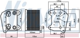 Nissens 90974 - RADIADOR ACEITE MERCEDES E-CLASS W