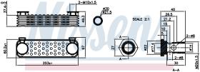 Nissens 90997 - RADIADOR ACEITE LAND ROVER DISCOVER