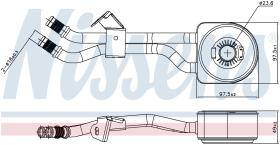 Nissens 91105 - RADIADOR ACEITE PEUGEOT 106(1)(96-)