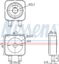  91106 - RADIADOR ACEITE PEUGEOT 2008(13-)1.