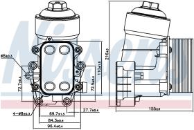 Nissens 91158 - RADIADOR ACEITE AUDI TT(8J)(06-)2.0