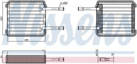 Nissens 92017 - EVAPORADOR FORD FIESTA IV(DX)(95-)1