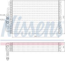 Nissens 92063 - EVAPORADOR MERCEDES CLK-CLASS W 208