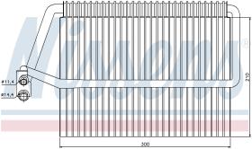 Nissens 92162 - EVAPORADOR MERCEDES E-CLASS W 210(9