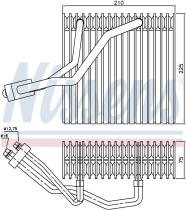 Nissens 92176 - EVAPORADOR VOLKSWAGEN BORA (1J) (99