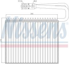 Nissens 92191 - EVAPORADOR VOLKSWAGEN FOX(5Z)(05-)1