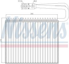  92191 - EVAPORADOR VOLKSWAGEN FOX(5Z)(05-)1