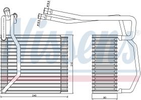  92194 - EVAPORADOR FORD TRANSIT(FY)(00-)2.4