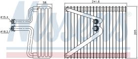 Nissens 92206 - EVAPORADOR ZASTAVA 10(05-)1.2 I