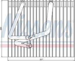 Nissens 92270 - EVAPORADOR RENAULT MEGANE I(95-)1.4