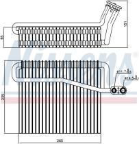 Nissens 92271 - EVAPORADOR PEUGEOT 306(7_.N_)(93-)2