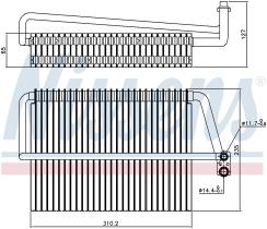 Nissens 92300 - EVAPORADOR MERCEDES S-CLASS W 220(9