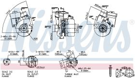 Nissens 93125 - TURBO HYUNDAI SANTA FE(CM)(06-)2.2