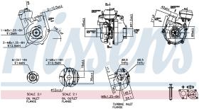 Nissens 93223 - TURBO HYUNDAI TUCSON(JM)(04-)2.0 CR